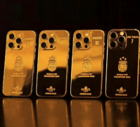 梅西买黄金苹果手机送给队友 共花费17.5万英镑